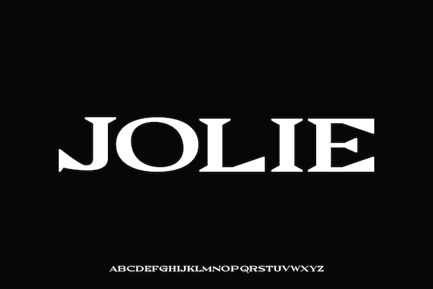 Display alphabet font vector design suitable for headline poster magazine logo and many more