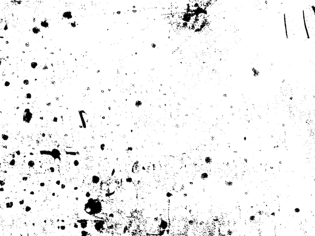 distressed black and white grunge background with messy texture and empty space for copy