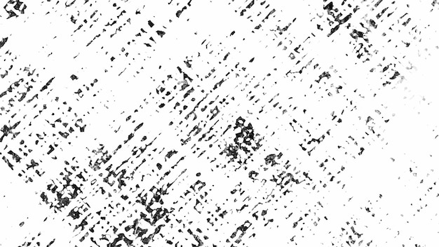 Distressed Vector Illustration Isolated Black on White Background Grungy Effect