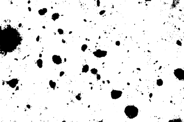 Distressed Vintage Grunge Texture Aged Black and White Design with Messy Textured Detail EPS 10