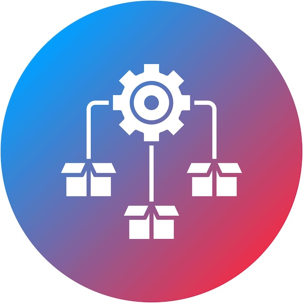 Distribution icon vector image Can be used for Startup
