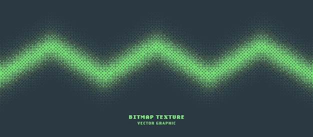 dither pattern bitmap texture zigzag line horizontal border vector abstract background glitch screen with flicker pixels effect wide wallpaper 8bit pixel art retro arcade video game abstraction