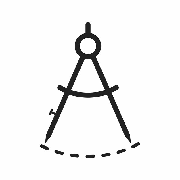 dividers icon illustration in flat style