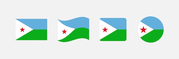 Djibouti Flags Collection