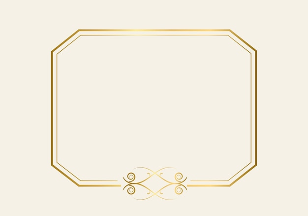 Dobbelt rektangelramme skabelon, dobbelt linjeramme, udkast element, Geometrisk, Vektor illustration.