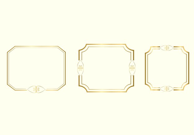 Dobbelt rektangelramme skabelon, dobbelt linjeramme, udkast element, Geometrisk, Vektor illustration.