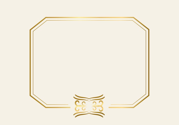 Dobbelt rektangelramme skabelon, dobbelt linjeramme, udkast element, Geometrisk, Vektor illustration.
