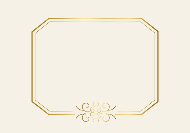 Dobbelt rektangelramme skabelon, dobbelt linjeramme, udkast element, Geometrisk, Vektor illustration.