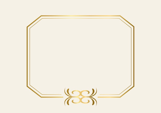 Dobbelt rektangelramme skabelon, dobbelt linjeramme, udkast element, Geometrisk, Vektor illustration.