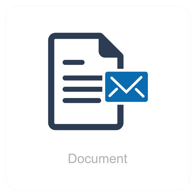 Document and File Icon Concept