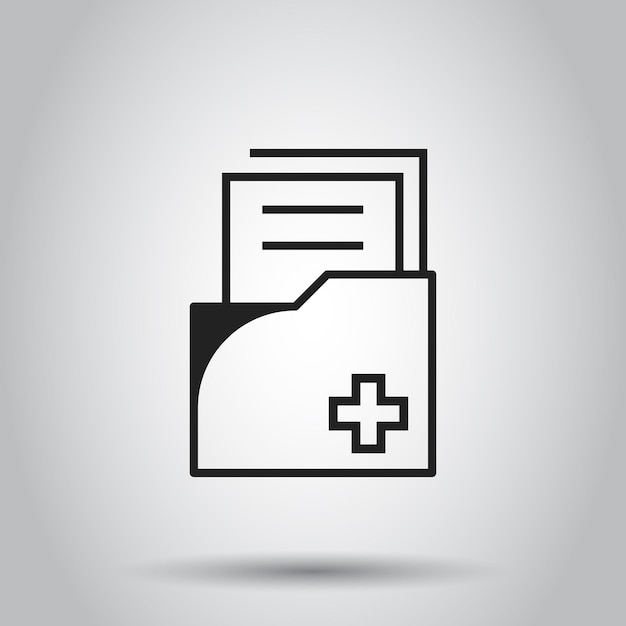 document flat vector icon archive data file symbol logo illustration business concept simple flat pictogram on isolated background