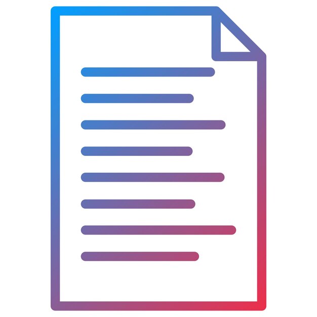Document icon vector image Can be used for Documents And Files