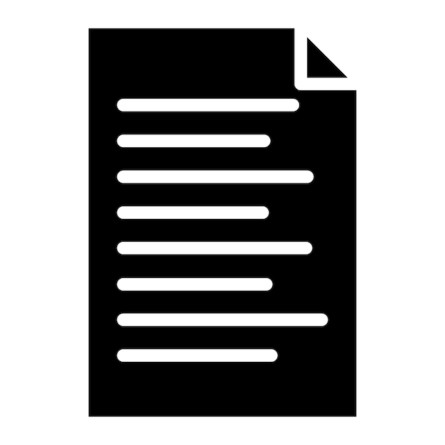 Document icon vector image Can be used for Documents And Files