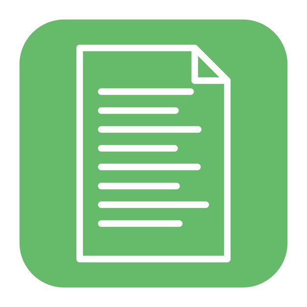 Document icon vector image Can be used for Documents And Files