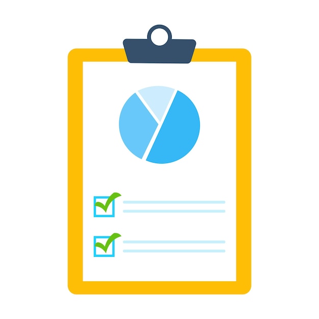 Document icon with pie chart