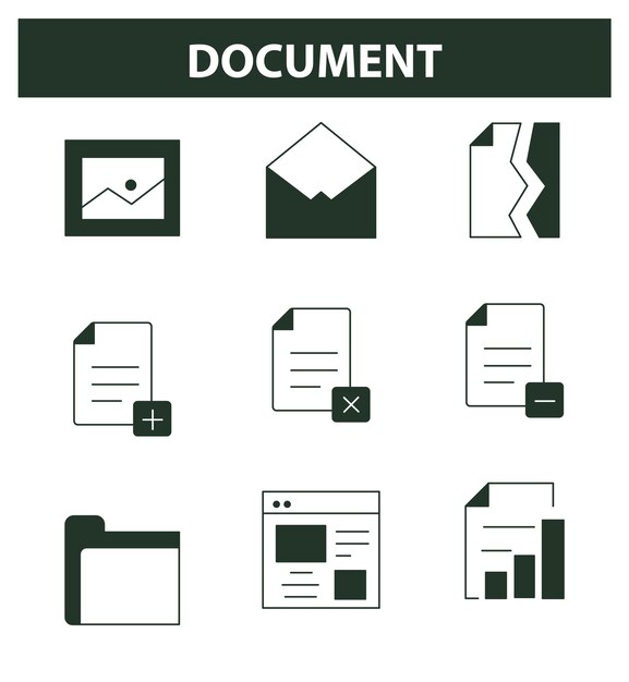 Document Icons Set