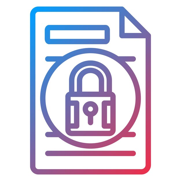 Document Locked Icon Style