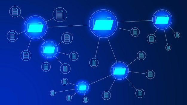document management system. online documentation database processing to archiving.