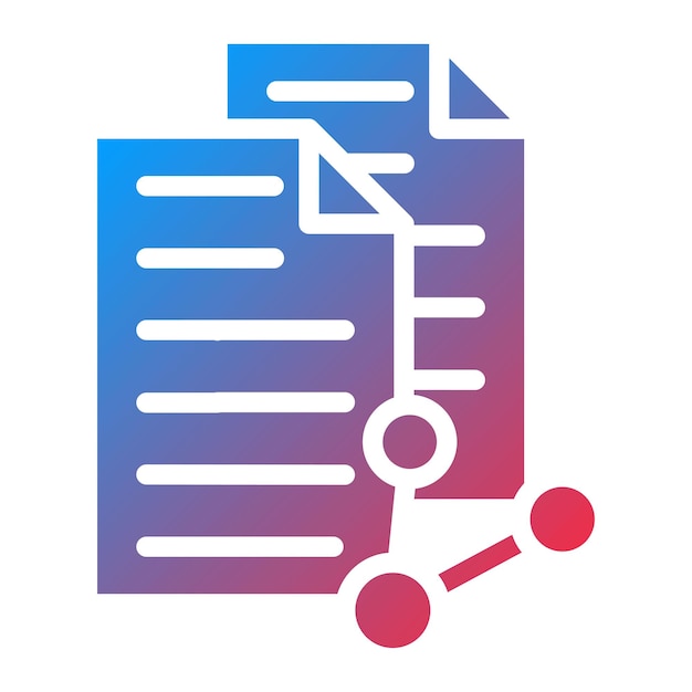 document sharing icon vector image can be used for remote working