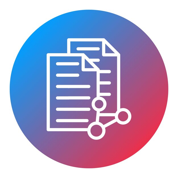 document sharing icon vector image can be used for remote working