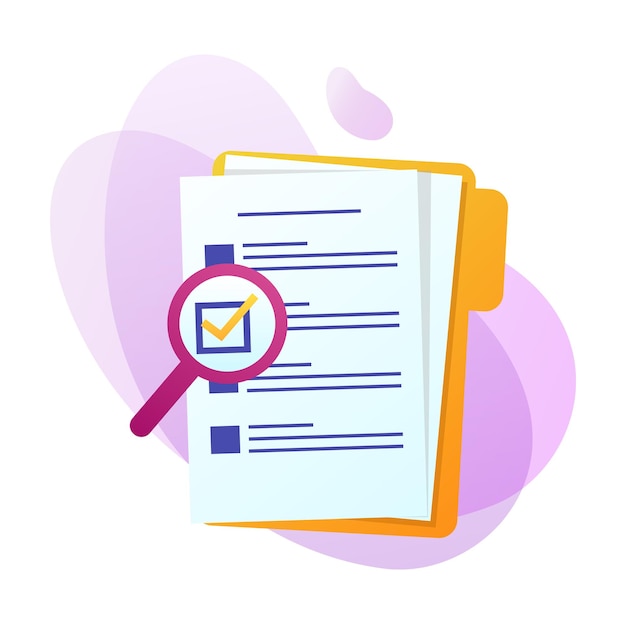 Document Vector Colorful Design