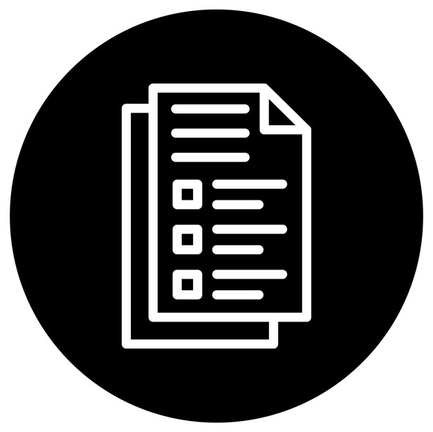 Document Vector Icon Design Illustration