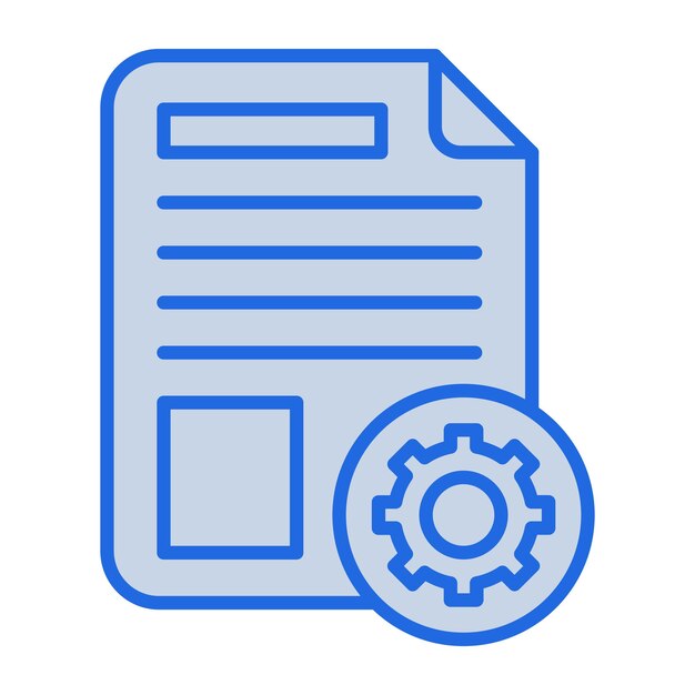 Documentation Blue Tone Illustration