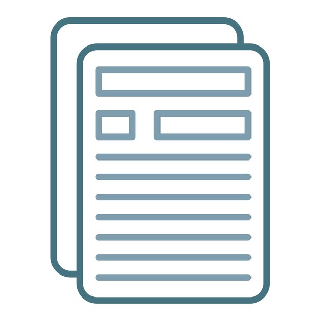 Documents Flat Illustration