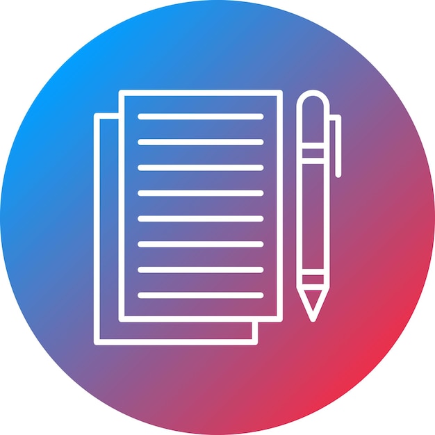 documents icon vector image can be used for crime and law