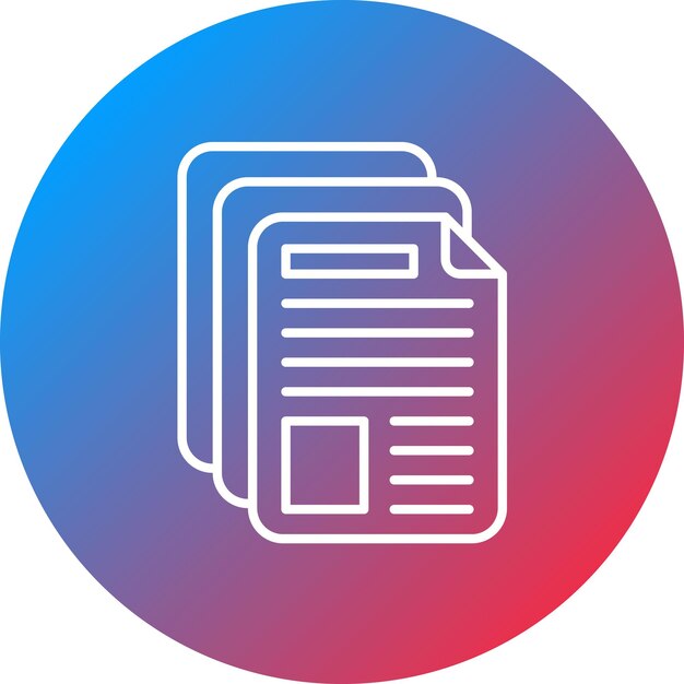 Documents icon vector image Can be used for Productivity