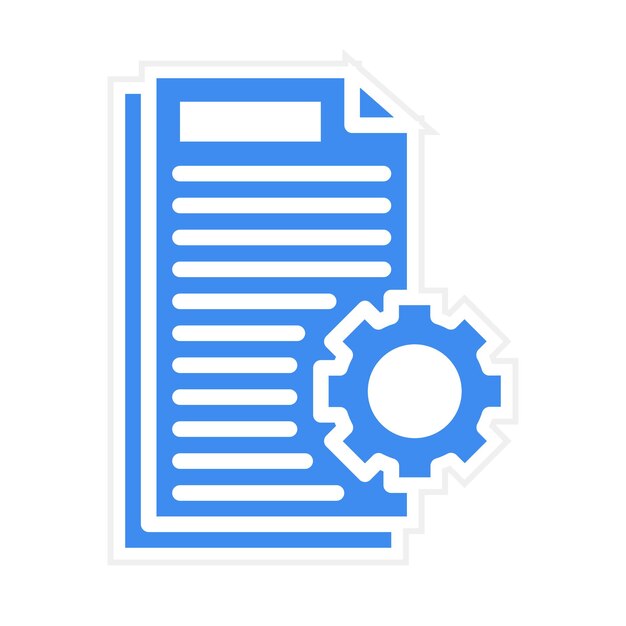 Documents Management icon vector image Can be used for Human Resource