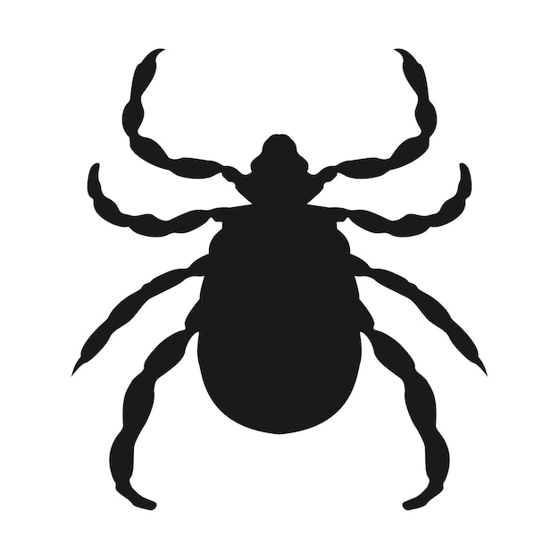 dog flea icon vector