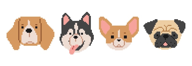 Dog Heads Pixel 2