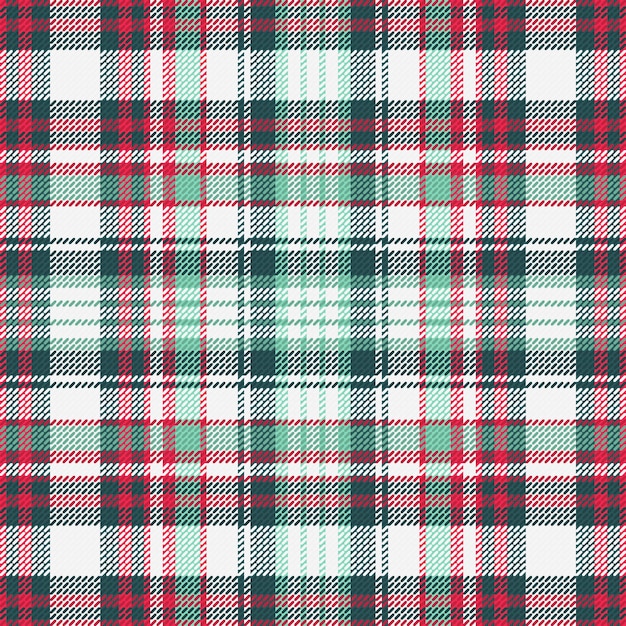 Dokulu tartan ekose deseni