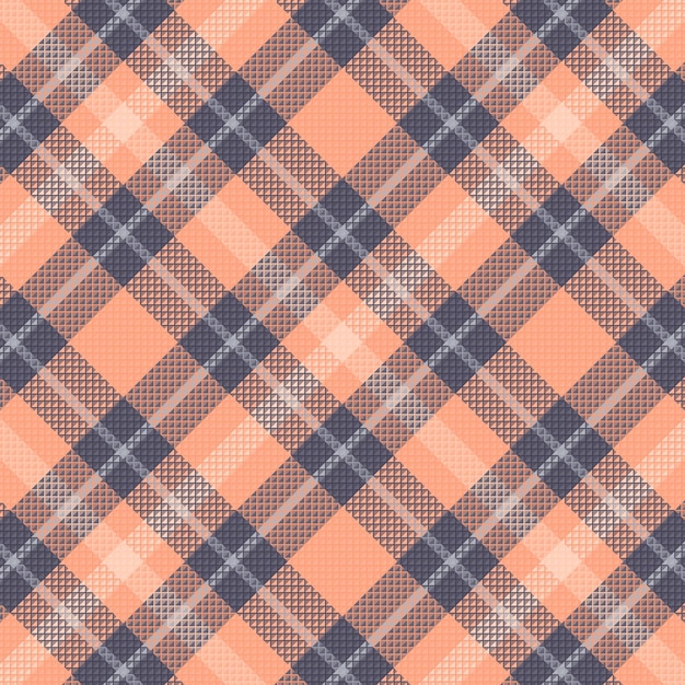 Dokulu tartan ekose deseni
