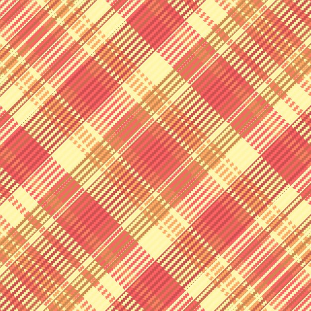 Dokulu ve sıcak renkli tartan ekose deseni
