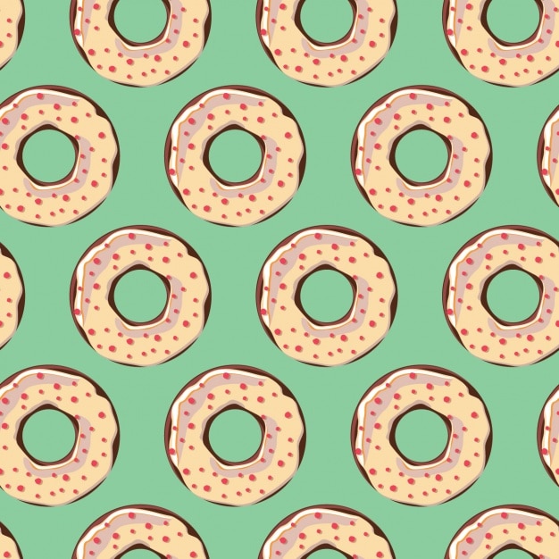 Donuts mønsterdesign