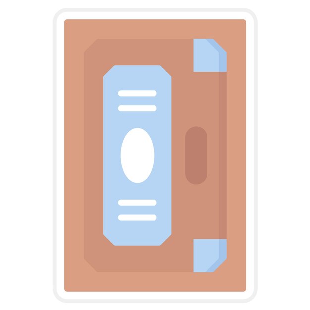 Door icon vector image Can be used for Home Improvements