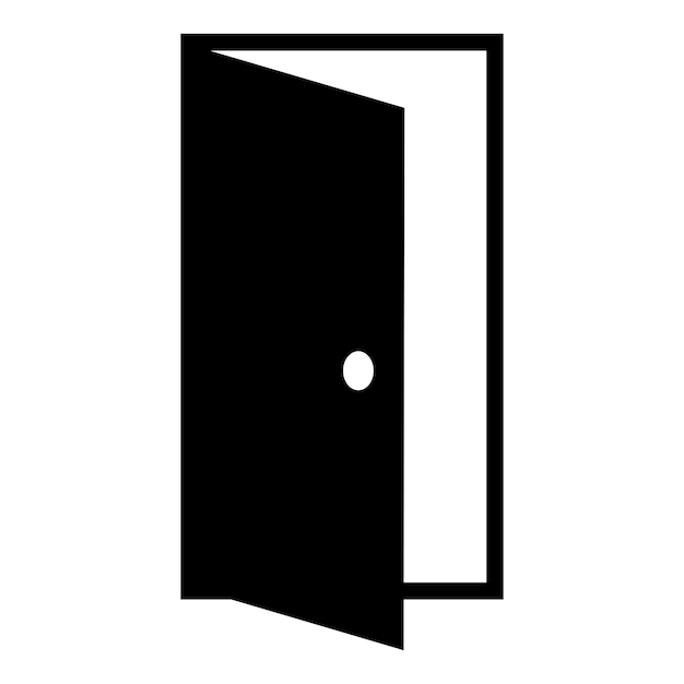 Door icon vector