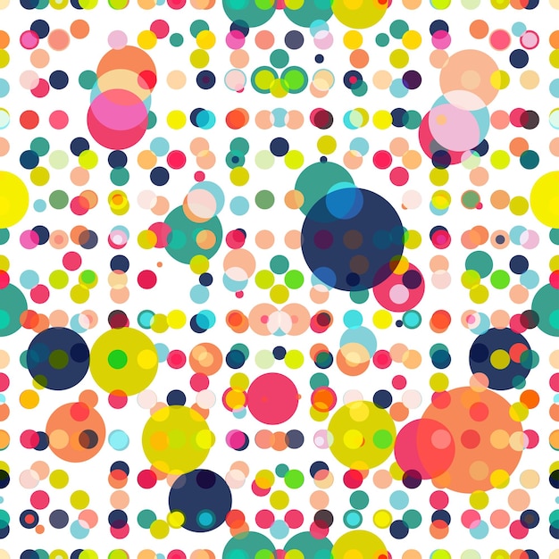 Dots background pattern Polka design vector