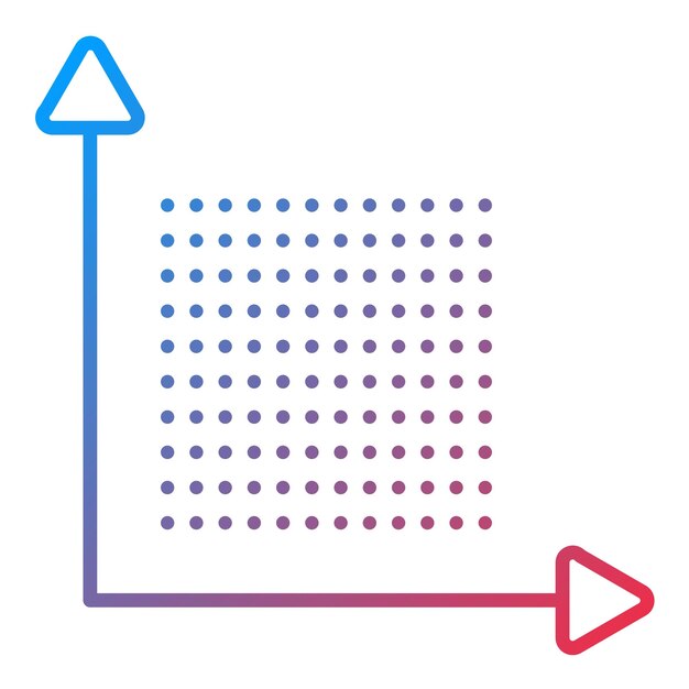 Dots Per Inch icon vector image Can be used for UX and UI