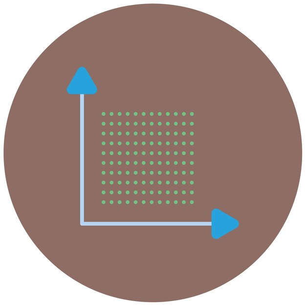 Dots Per Inch icon vector image Can be used for UX and UI