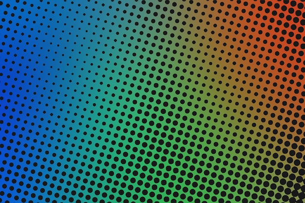 dotted gradient fading dot effect colored background vector design
