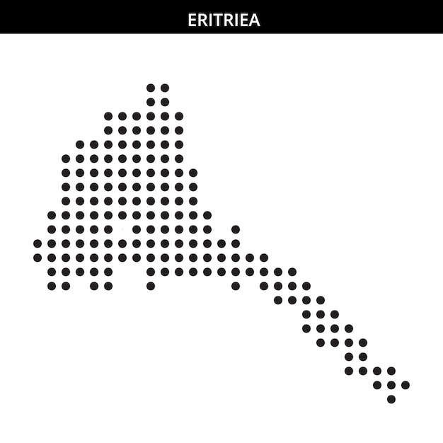 Dotted outline of Eritrea