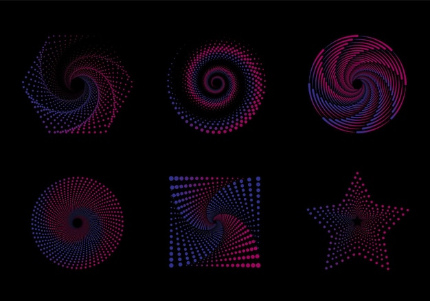 Dotted Spiral Vortex Object