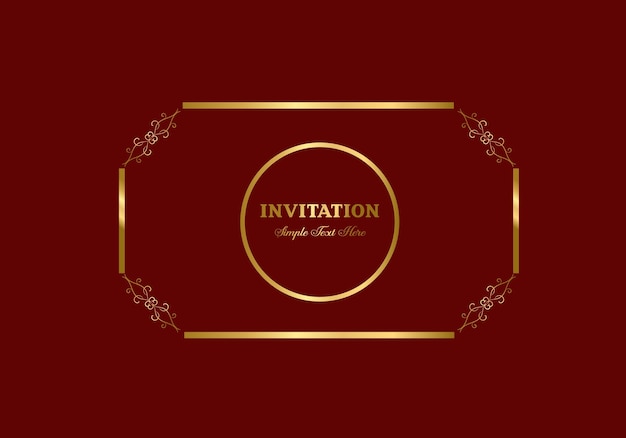 Double rectangle frame template, double line frame, draft element, Geometric, Vector illustration.