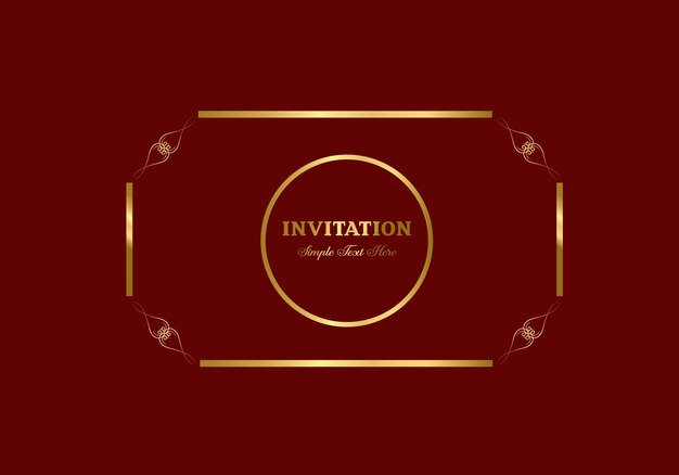 Double rectangle frame template, double line frame, draft element, Geometric, Vector illustration.