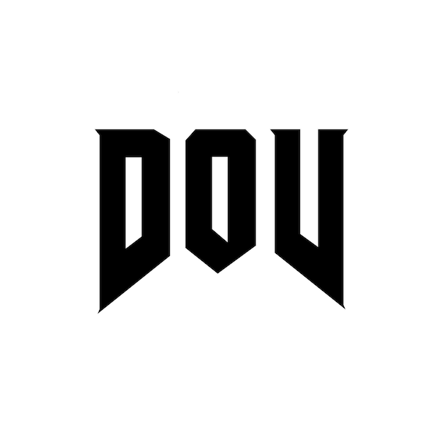 DOV letter logo design for technology company DOV logo design black and white color combination DOV logo DOV vector DOV design DOV icon DOV alphabet DOV typography logo design