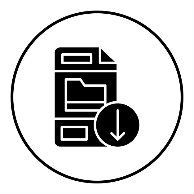 download file vector icon can be used for web hosting iconset
