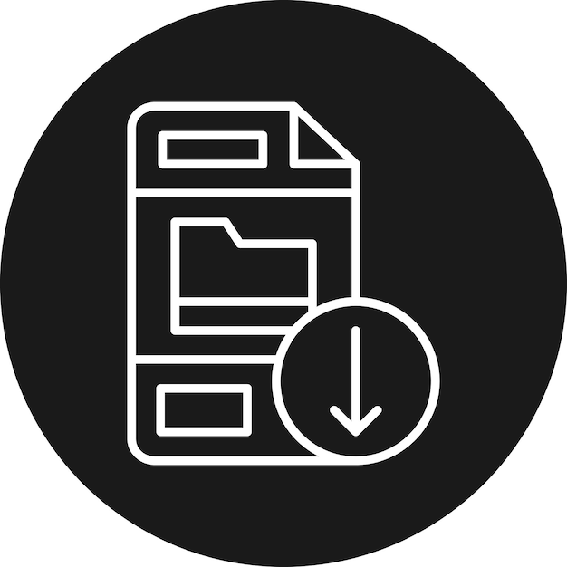download file vector icon can be used for web hosting iconset